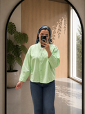شومیز زنانه یقه دیپلمات لینن